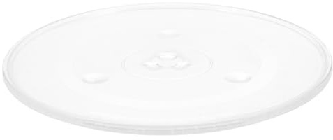 DOITOOL Plateau Micro-ondes Verre Assiette Tournante Résistante Chaleur Accessoire de Remplacement pour Micro-ondes Surface Polie Facile à Nettoyer