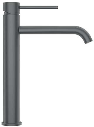BALNEO Robinet Lavabo – Mitigeur pour contrôle précis de l’eau – Robinetterie Salle de Bain en acier inoxydable – Fabrication haut de gamme pour une longue durabilité – Gun Metal – Modèle 2