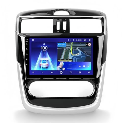 Écran CarPlay pour Nissan pour Serena 2016-2018 Autoradio multimédia Lecteur vidéo Navigation GPS Android 10 Non 2din 2 Din DVD(Serena CC2P 128G-B)