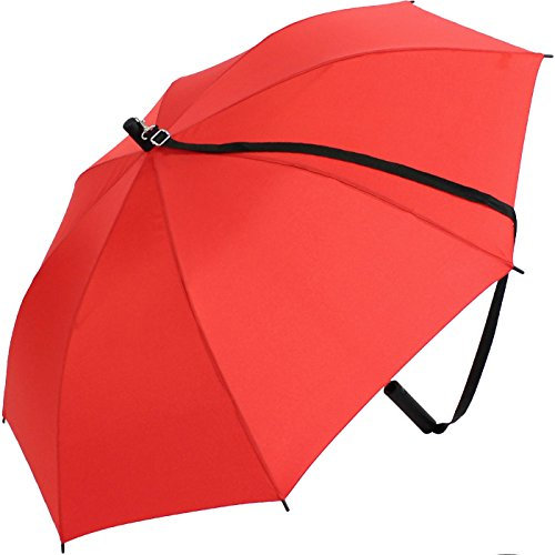 iX-brella Umhängeschirm Hands-Free - Rot