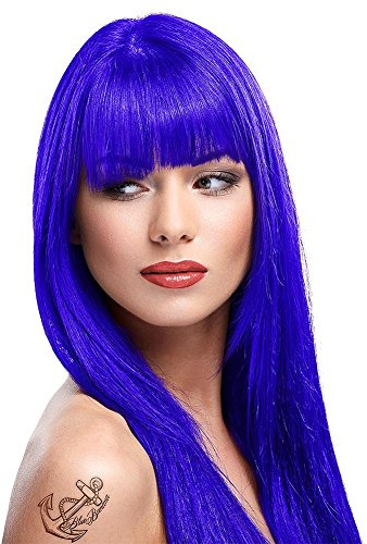 6 X La Riche Directions Semi-Permanent Hair Color 88ml Tubs - Neon Blue