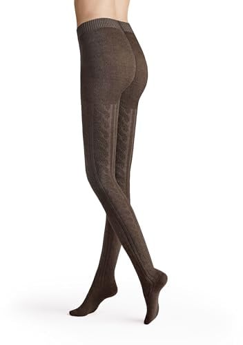 Hudson Damen Strumpfhosen Winter Plait wärmend Brownmel. 0763 40-42
