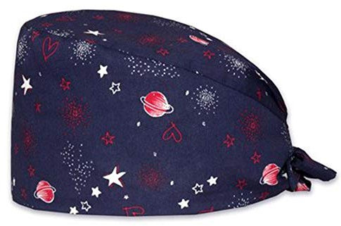 FANCYPUMPKIN Kreatives Muster Chirurgische Peelingkappe Ärztin Kappe Schönheitskappen für Unisex, M-13