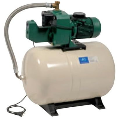 Surpresseur 100L DAB AQUAJETGWS151100M - Réservoir horizontal à diaphragme avec pompe a eau 1,1 kW de 0,9 à 4,2 m3/h monophasé 220V