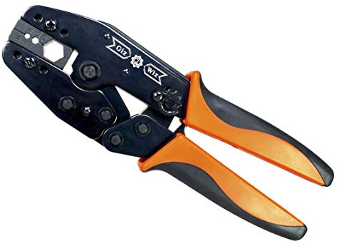 GIZWIZ RF Koax Ratsche Crimpzange für RG8 RG11 RG174 RG179 RG213 LMR400 .100 .128 .435 G-H3K