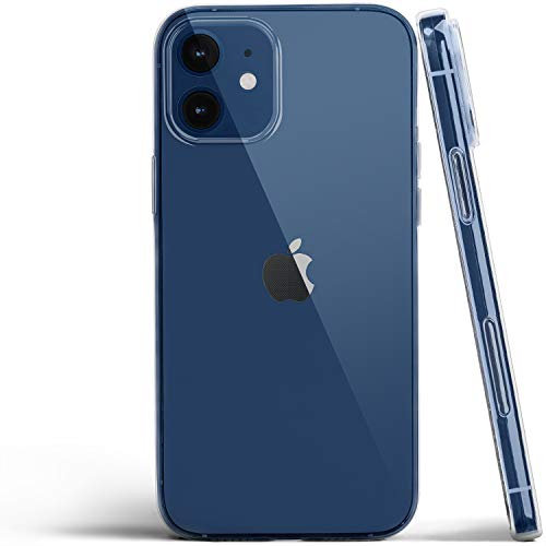 totallee Transparente Schutzhülle für iPhone 12 Mini (2020), ultradünn, minimalistisch, transparent