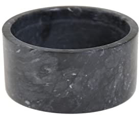Bol pour chien marbre noir L 21*9cm