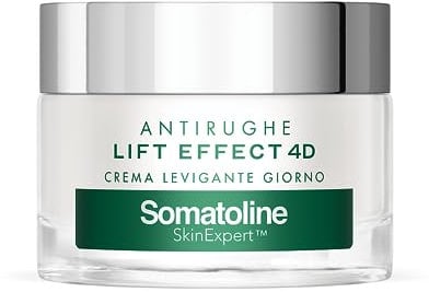 Somatoline SkinExpert, Lift Effect 4D Crema Giorno Filler Antirughe Donna, Trattamento Viso Anti-età, con Acido Ialuronico, 50ml