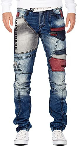 Cipo & Baxx Herren Jeans CD574-bans Blau W38/L30