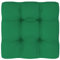 vidaXL Palettenkissen, Palettenauflage für Europaletten, Palettenpolster Palettensofa Indoor Outdoor, Sitzkissen für Hocker, Grün 58x58x10cm Stoff