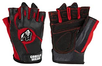 Gorilla Wear Trainingshandschuhe - Mitchell - Schwarz/Rot