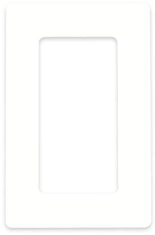 in-outdoorshop Tapetenschutz Tapetenschoner Dekorrahmen Wandschutz Rahmen Blende für Lichtschalter und Steckdose (transparent, 2-fach)