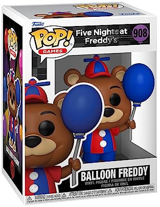 Funko Pop! Games: Five Nights at Freddy's (FNAF) SB - Balloon Freddy Fazbear - Vinyl-Sammelfigur - Geschenkidee - Offizielle Handelswaren - Spielzeug Für Kinder und Erwachsene