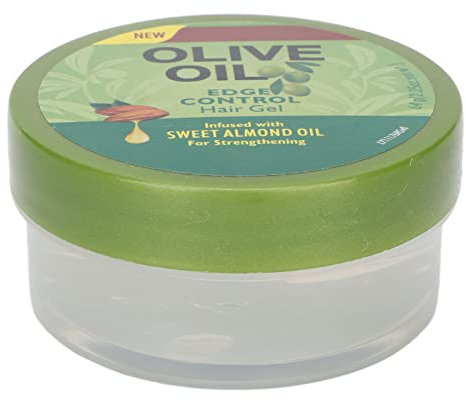Olivenöl Haarstyling Gel, Haarstylingwachs, 64g Haarwachs Olivenöl starker Halt feuchtigkeitsspendend verhindert Fett sichere Inhaltsstoffe Haar Styling Gel Für alle Haartypen