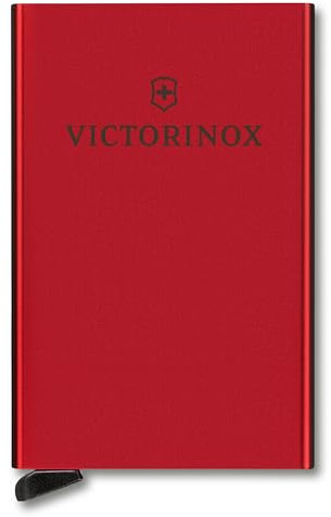 VICTORINOX Altius Essential Card Wallet, Kartenetui mit RFID-Schutz, Swiss Made, Portemonnaie, Rot