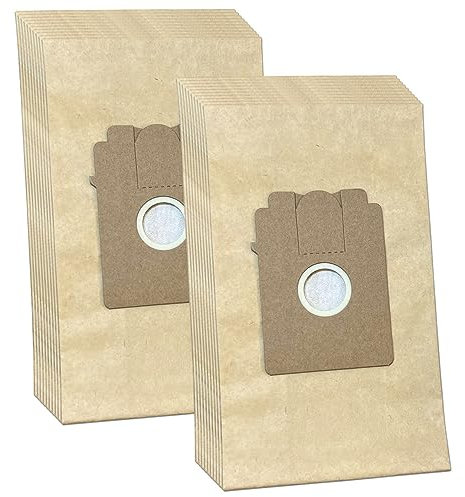 PakTrade 20 Staubsaugerbeutel geeignet Für Siemens VS01E1801/04 Big Bag 3L 1800W, VS01E1900/01 Big Bag 3L 1900W, VS01E2000/01 Big Bag 3L 2000W