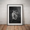 Animus Medicus Herz Anatomie - Chalkboard A2