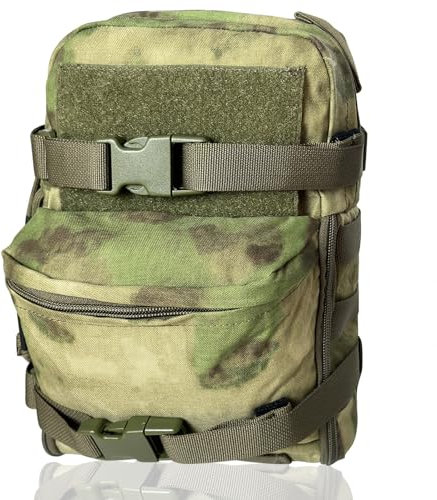 TWINFALCONS Taktische Molle Rucksack, Leichter Trinkrucksack 500D Nylon Tasche für 2L Trinkblase für Paintball Airsoft Wandern Reiten Plate Carrier