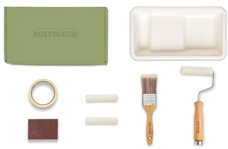 Rust-Oleum Ready to Roll - Eco Paint Kit (Small) - Bathroom Wood & Cabinet Satin Rich Greens