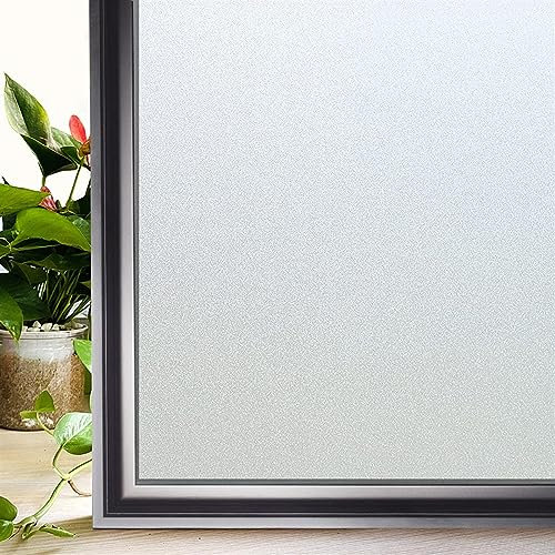 Película de Ventana Película de ventana de vidrio teñido, película autoadhesiva esmerilada de vinilo de vidrio de privacidad for el hogar, tinte de Control de calor, pegatina de ventana protectora UV