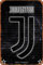 GTZAOB Juventus Blackout Badge Metall Blechschild 20,3 x 30,5 cm Club Badges Vintage Poster Man Cave Deko