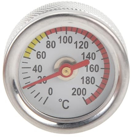 Medidor de Temperatura del Aceite Medidor de Temperatura 0 a 200 ℃ Moto de Metal M20 X 1,5 Indicador de Temperatura del Aceite