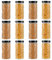 ZOFUN Lot de 12 boîtes de conservation en verre avec couvercle - 750 ml - Bocaux à confiture en verre - Bocaux de conservation en verre - Bocaux de service - Bocaux ronds avec couvercle pour la