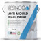 Anti Mould Paint, Prevent & Control Mould on Walls & Ceilings, Quick Drying, Easy DIY Paint, Steam & Moisture Resistant, Ideal for Bathrooms, Kitchens & More, Brilliant White, Matt Finish, 5 Litres