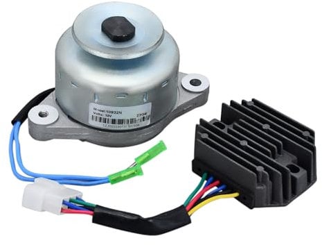 Galloparts 12V 14A Lichtmaschine und Regler 15351-64601 15531-64601 Kompatibel mit Kubota Traktor B5200D B5200E B6200D B6200E B7200D Bagger KH-007H KH-35H KH-36 KH-36 KH-36 KH-36 KH-41 KH. 51 KH-51H