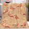 Flauschige Kuscheldecke Couch Decke XXL 150x200cm Cartoon-Tier-Flamingo Fleecedecke Tagesdecke - Leichte Ganzjahresdecke, Braun Decken für Sofa Bett, Weiche Decke Für Kinder Erwachsene