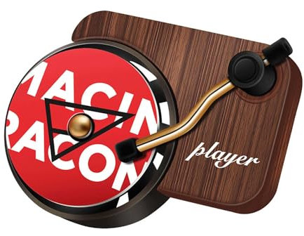 Ambientador para coche con tocadiscos - Ambientador para coche con tocadiscos, difusor de aroma para coche | Difusor de perfume para automóvil con tabletas de recarga, difusor de aire para automóvil