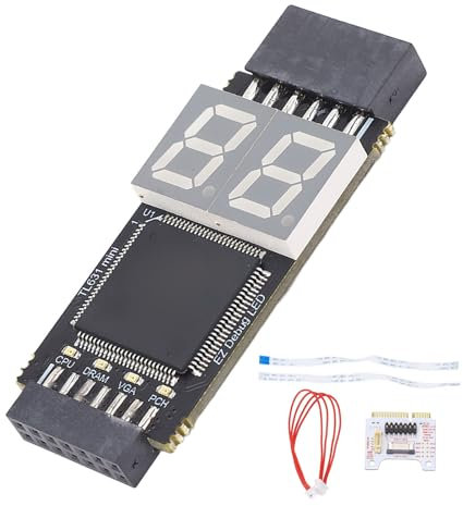 TL631 Mini Analyseur de Carte Mère Carte de Diagnostic Testeur de Carte Mère PCI Carte de Débogage Port PCI E LPC Kit de Carte de Débogage D'ordinateur PC avec Câbles de