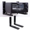 OPPWONG Microwave Shelf, Universal Stainless Steel Microwave Mount Bracket Microwave Wall Shelf Microwave Rack Foldable Stretch Wall Mounted for All Microwaves