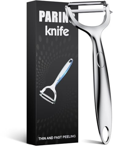 NEUTYPECHIC Pelapatate Professionale, Pela Patate e Verdure in Acciaio Inox con Impugnatura Ergonomica Antiscivolo, Sbuccia Patate Pela Carote con Lama Affilata, Pela Verdure per Verdura e Frutta