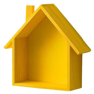 LIbgiubhy Nostalgisches stabiles Holzhaus mit reichlich Stauraum, Wohnaccessoire für Sammlerstücke und mehr Organisation