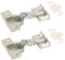 Hettich ET58272134 - Cerniere per porta del frigorifero e congelatore compatibili con 2 cerniere distanziali, coppa da 35 mm, profondità 12,8 mm, kit di montaggio per armadi da cucina integrati Plumb