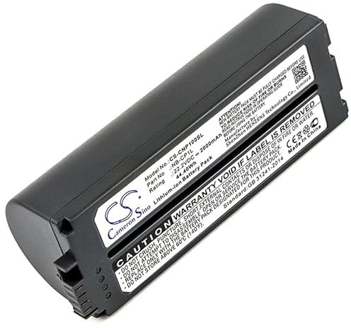 LLdkhjf Batterie de rechange pour Canon Selphy CP- 500, CP-100, CP-1000, CP-1200, CP-1300, CP-200, CP-220, CP-300, CP-330, Numéro de pièce : CP-2L, NB-CP1L, NB-CP2L, NB-CP2LH, 2000 mAh