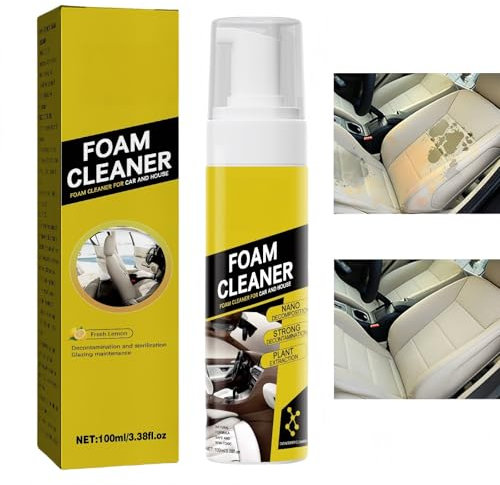 Xunzhi Car Interior Cleaner,Foam Cleaner,Car Steering Wheel Foam C/leaner,C/ar Cleaning Detailing Kit Interior,Multi Purpose F/oam C/leaner,Multifunctional I/nterior Cl/eaner, C/ar Cl/eaner Spray