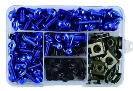 Bolts And Washers Sets Compatible With For MT-09 For MT-07 195PCS M5 M6 Motorcycle Bolts Screws Fair For Bolt Motorcycle Battery Terminal Screws