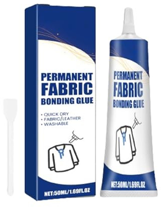 Glue De Tela Transparente - 50 Ml De Pegamento Adhesivo De Tela | Glue Impermeable Adhesivo Fuerte, Pegamento De Reparación De Telas Lavable, De Ropa Interior Impermeable, Reparación De