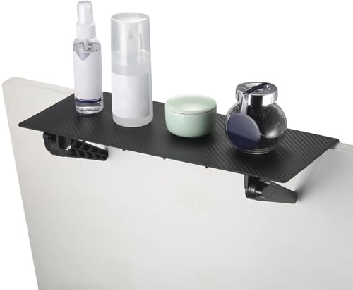 Monitor Table Shelf - Elevated 13- Platform Stand for TV, Sound Bar, Streaming Device, PC Tower, Printer, Gaming Console with Ventilation | Space Saving Organizer for Office, Living Room