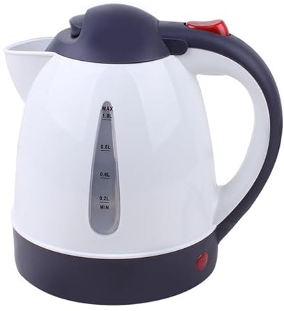 Bouilloire électrique Portable pour voiture, 1000ml, en acier inoxydable, avec arrêt automatique, pour eau, thé, café, pour voitures, SUV et camions