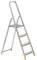 ALVE escabeau 4 marches aluminium marchepied pliable