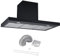 Cookology Designer Box Cooker Hood, Touch Control T Shaped Kitchen Extractor Fan & Ducting Kit (90cm, Black)