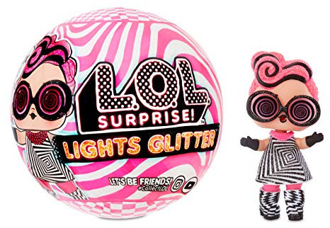 L.O.L. Surprise! Sammelbare Modepuppen - Mit 8 Überraschungen, Moden und Accessoires - Inklusive Schwarzlicht-Enthüllungen - Lichter-Glitzer-Puppe