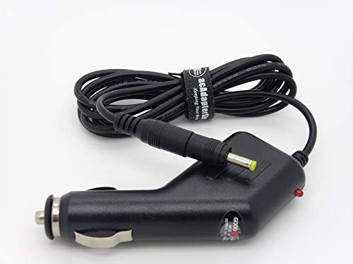 9V dc car Adapter Lead For Tesco Technika 7 inch Twin Portable DVD Player T77PDVD112