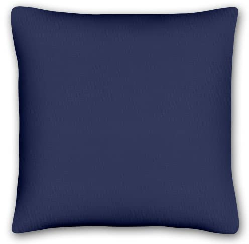 KiGATEX Kissenbezug für Dekokissen, Marine, 40x40cm, 100% Baumwolle | Weiche Kissenhülle für Sofa, Bett und Wohnbereich, pflegeleicht waschbar, langlebig und vielseitig kombinierbar