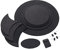 Drum Schalldämpfer Set Trommel Mute Pads Drum-Kit Mute Pads Kit Dämpfer für Drum Größen 10Piece Schwarz Trommel