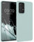 kwmobile Hülle kompatibel mit Samsung Galaxy A52 / A52 5G / A52s 5G Hülle - weiches TPU Silikon Case - Cover geeignet für kabelloses Laden - Cool Mint