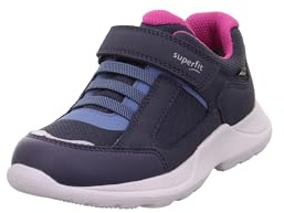 Superfit Mädchen Rush Sneaker Gore-tex 1-006225 Stiefel, BLAU/ROSA 8010, UK child 10